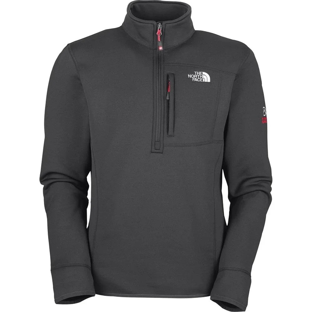 The North Face Summit Series Quarter Zip Fleece Pullover Size XL Gray Men's